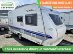 Hobby de Luxe Easy 440 TREINZIT + VOORTENT + 4 PERS, Caravans en Kamperen, Caravans, Serviceluik, Hobby, Bedrijf, 6 tot 7 meter