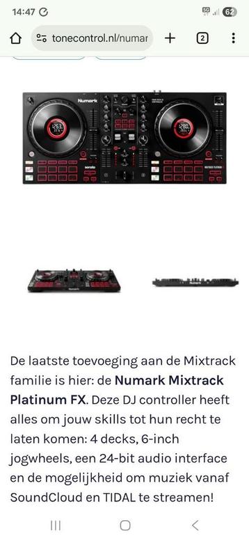 Numark Mixtrack Platinum FX DJ Controller beschikbaar voor biedingen