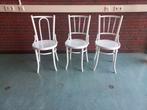 3 cafestoelen, Ophalen of Verzenden, Zwart