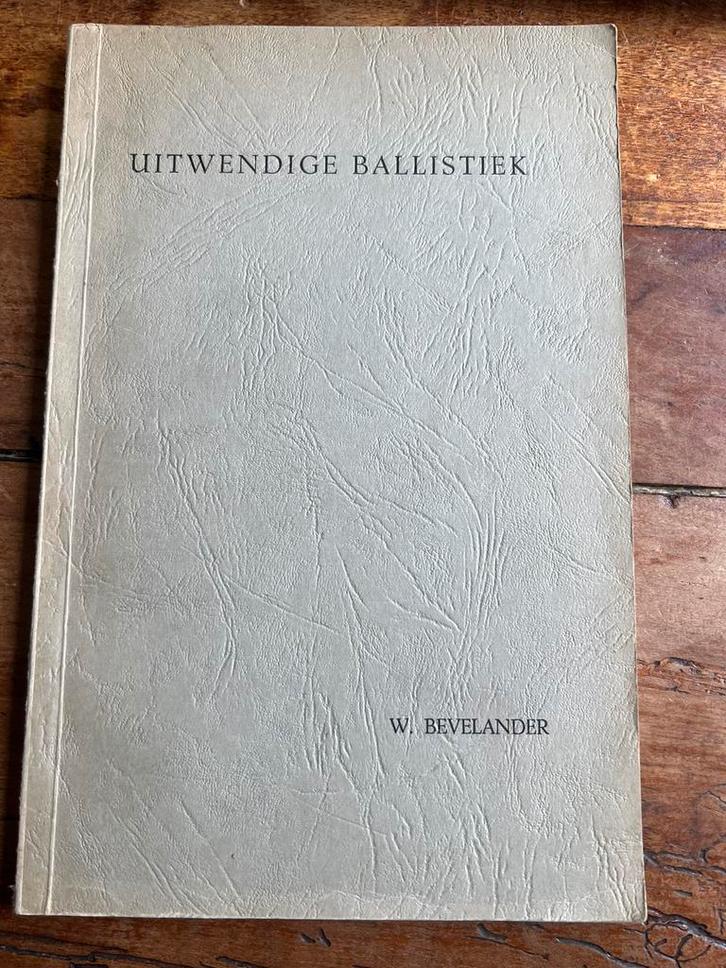Proefschrift Militaire ballistiek Technische Staf KL munitie, Verzamelen, Militaria | Algemeen, Landmacht, Nederland, Ophalen of Verzenden