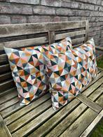 Sfeervolle woonkussens in retro ruit motief, Overige kleuren, Groningen, Het Stoere Woonhuis, Info@hetstoerewoonhuis