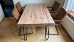 Zo goed als nieuwe 4 persoons tafel, Ophalen, 100 tot 150 cm, 50 tot 100 cm, Zo goed als nieuw