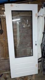 Achterdeur met Dubbelglas 83 cm x 199.5 cm, Ophalen, Gebruikt, 80 tot 100 cm, Minder dan 200 cm