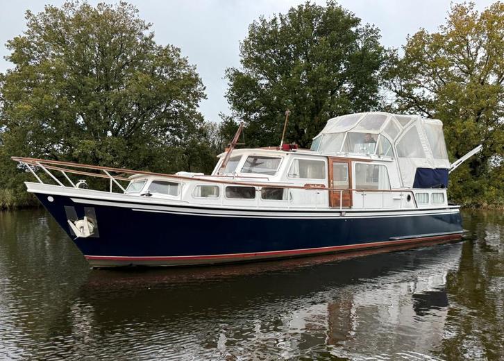 Pikmeer 1250 AK (bj 1984), Watersport en Boten, Motorboten en Motorjachten, Gebruikt, Staal, 12 meter of meer, Diesel, 50 pk of meer