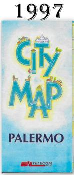 pl50 Stads - Plattegrond Palermo ( Italië ), Gelezen, Ophalen of Verzenden, Landkaart, 1800 tot 2000