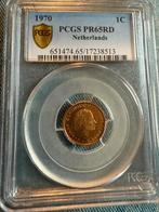 Proof cent 1970 PR65RD PCGS, Postzegels en Munten, Munten | Nederland, Ophalen of Verzenden, Koningin Juliana, 1 cent, Losse munt