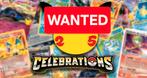 Laatst gezochte kaarten 25th celebrations, Hobby en Vrije tijd, Verzamelkaartspellen | Pokémon, Ophalen of Verzenden