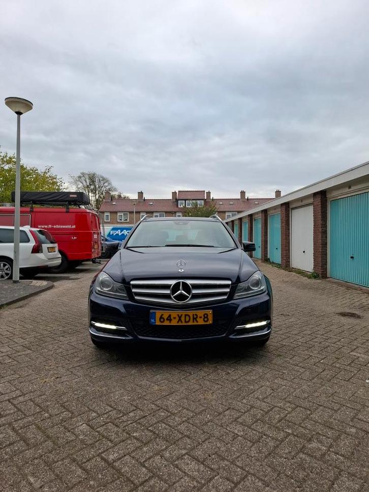 Mercedes-Benz C-Klasse C180 BE Estate Aut7 2012 Blauw, Auto's, Mercedes-Benz, Particulier, C-Klasse, ABS, Adaptieve lichten, Airbags