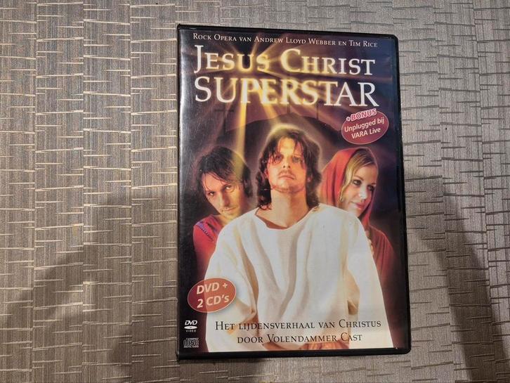 Jesus Christ Superstar dvd + 2 cd's Volendam 2005, Cd's en Dvd's, Dvd's | Muziek en Concerten, Zo goed als nieuw, Alle leeftijden