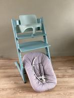 Stokke Tripp Trapp aqua compleet z.g.a.n., Ophalen, Zo goed als nieuw, Meegroeistoel