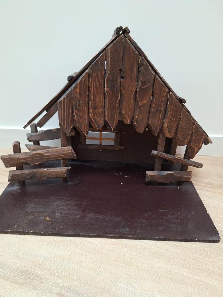 Vintage kerststal, Diversen, Kerst, Ophalen of Verzenden