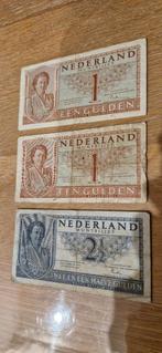 Gulden Bankbiljet, Postzegels en Munten, Bankbiljetten | Nederland, Ophalen of Verzenden, 2½ gulden, Los biljet