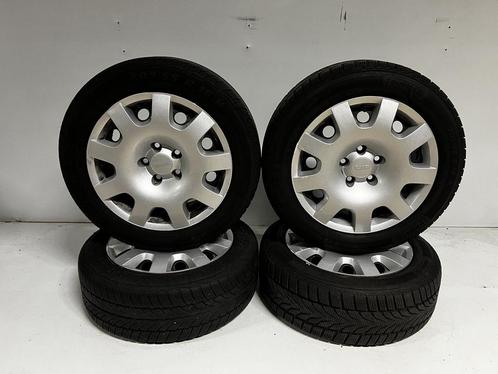 Saab 9-3 winterset, Auto-onderdelen, Banden en Velgen, Banden en Velgen, Winterbanden, 16 inch, 205 mm, Personenwagen, Gebruikt