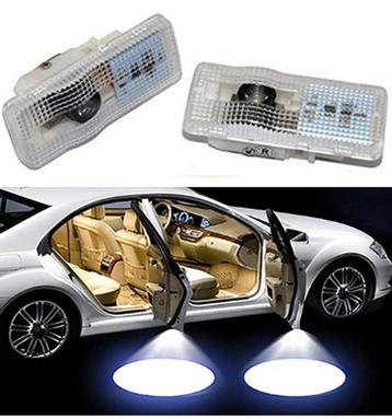 Nieuwe setjes per 2 logo deur lampen geschikt BWM/ Mercedes beschikbaar voor biedingen