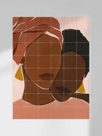 Wand Puzzel Multicultureel Afrikaans, Antiek en Kunst, Kunst | Beelden en Houtsnijwerken, Ophalen of Verzenden