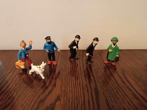 Vintage Kuifje Figuren Set jaren 80 merk Bully, Verzamelen, Speelgoed, Gebruikt, Ophalen of Verzenden