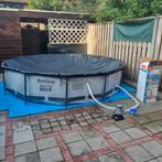Bestway steel pro max zwembad, Ophalen, Rond, Zo goed als nieuw, Opzetzwembad