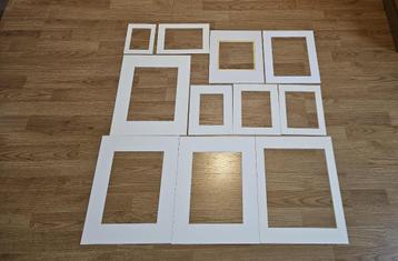 11x Paspartout's Beige kleur beschikbaar voor biedingen