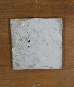 Antieke tegel bloemen in vaas, Antiek en Kunst, Ophalen of Verzenden