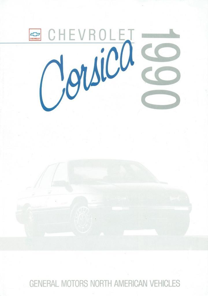 Folder Chevrolet Corsica (1990), Boeken, Auto's | Folders en Tijdschriften, Gelezen, Chevrolet, Verzenden