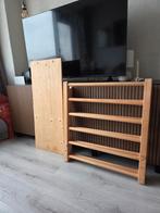 Houten Glijbaan & Klimrek, Kinderen en Baby's, Speelgoed | Buiten | Speeltoestellen, Ophalen, Zo goed als nieuw, Glijbaan