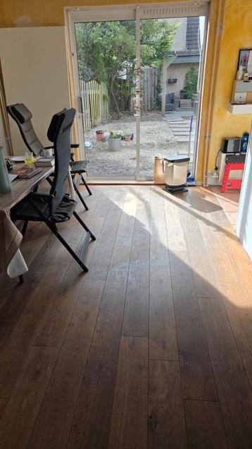 Eikenhouten Vloer - Dikke Planken - >45m2 beschikbaar voor biedingen