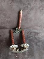 Kaarsjes met knijper Glas, Diversen, Kerst, Ophalen of Verzenden, Zo goed als nieuw