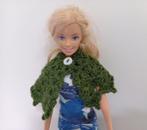 Barbie kleertjes cape donkergroen, Verzenden, Nieuw, Barbie