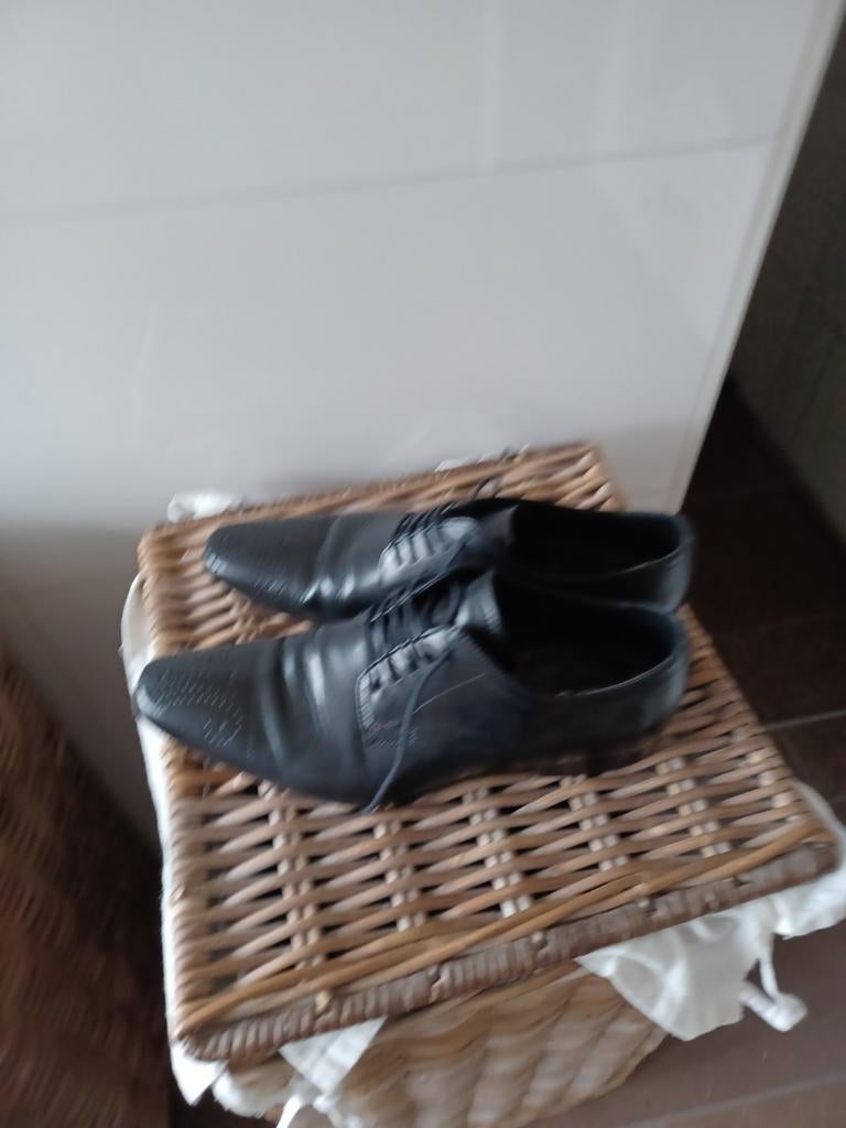 Alveare zwarte leren veterschoenen mt 41, Kleding | Heren, Schoenen, Verzenden, Zwart, Alveare, Gedragen
