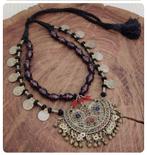 Prachtige zeer oude Afghaanse Kuchi ketting., Ophalen of Verzenden, Ketting