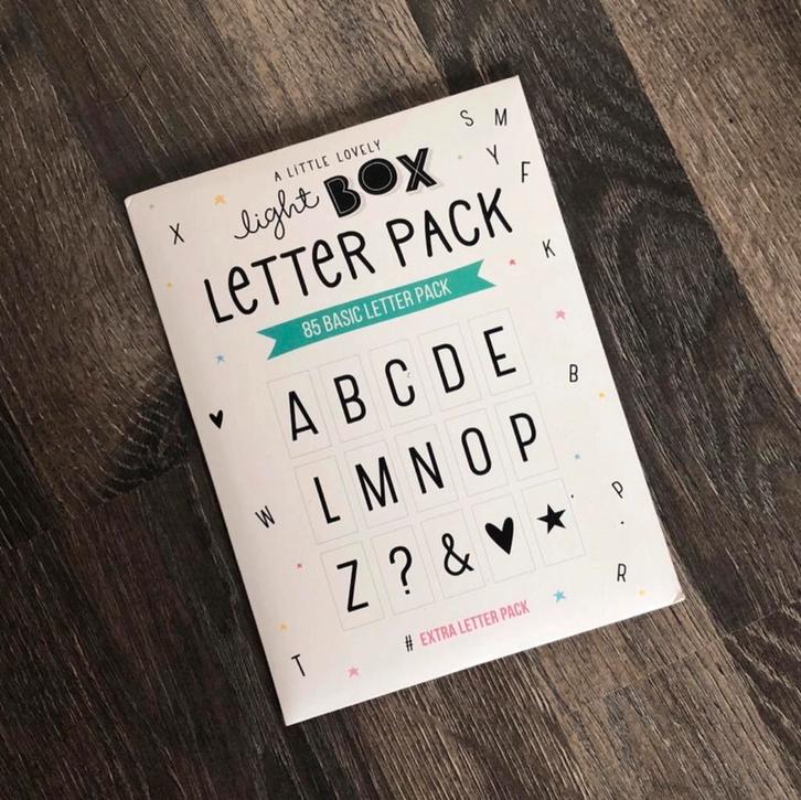 Lightbox letters, Huis en Inrichting, Lampen | Overige, Nieuw, Ophalen of Verzenden