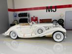 Mercedes Benz 500K Special Roadster 1936 wit 1:18 Maisto MJ, Ophalen of Verzenden, Zo goed als nieuw, Auto, Maisto