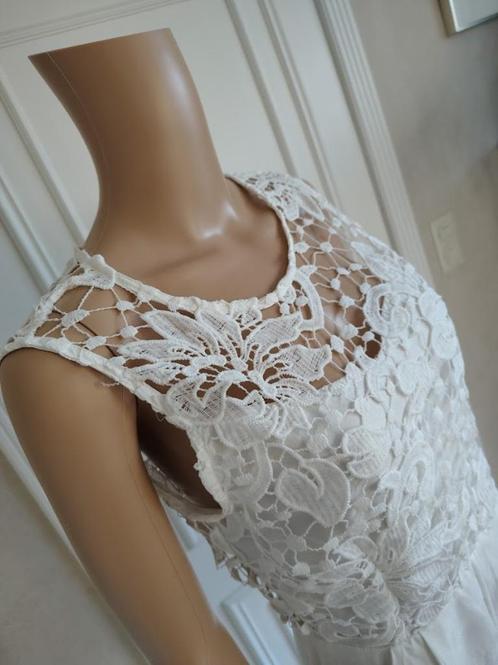 witte leuke jumpsuit playsuit, Kleding | Dames, Jumpsuits, Zo goed als nieuw, Maat 36 (S), Wit, Verzenden