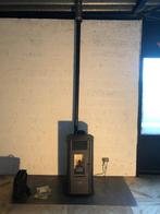 Qlima Pelletkachel, specifiek de Viola 100s-line Black 8,9kw, Ophalen of Verzenden, Zo goed als nieuw, Vrijstaande haard, Overige soorten