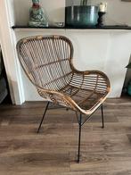 Rotan stoel in Bali stijl, Ophalen, Bruin, Riet of Rotan, Zo goed als nieuw