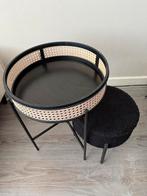 Bijzet tafel, Huis en Inrichting, Tafels | Salontafels, Ophalen, Gebruikt, Rond, 50 tot 100 cm