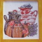 Borduurpatroon  Spanje Tomaten / Frankrijk Lavendel 5530, Hobby en Vrije tijd, Borduren en Borduurmachines, Verzenden, Nieuw, Handborduren