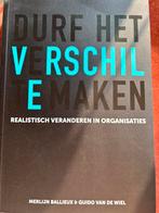 Guido Van de Wiel - Durf het verschil te maken, Guido Van de Wiel; Merlijn Ballieux, Sociale wetenschap, Nieuw, Ophalen of Verzenden