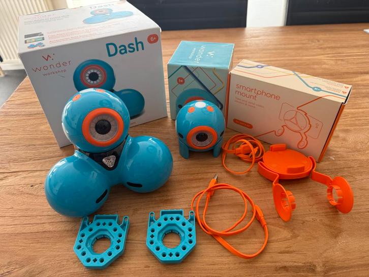 Dash en Dot - Winder workshop - Robot, Kinderen en Baby's, Speelgoed | Educatief en Creatief, Zo goed als nieuw, Elektronica, Met licht