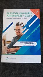 Basisboek Financiële Administratie - Deel 1, Ophalen of Verzenden, Zo goed als nieuw, MBO