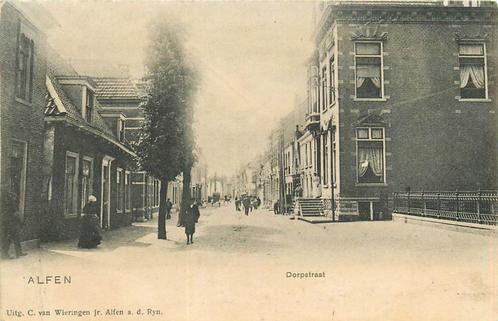 (701-334-021) Alphen ad Rijn Dorpsstraat, Verzamelen, Ansichtkaarten | Nederland, Zuid-Holland, Verzenden