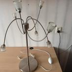 Mooie tafellamp met meerdere lichtpunten, Huis en Inrichting, Lampen | Vloerlampen, Ophalen, Tafellamp, dimbaar, net zware voet 7 kg.