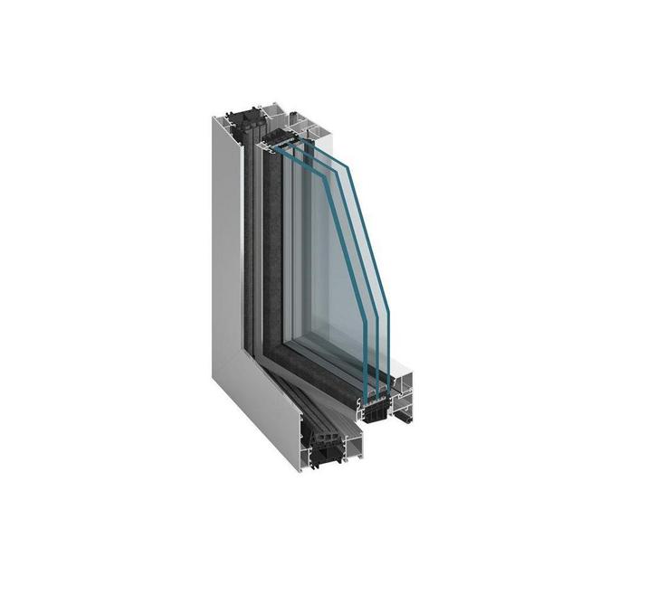 Aluminium kozijn MB86-US, Doe-het-zelf en Verbouw, Glas en Ramen, Zo goed als nieuw, 160 cm of meer, Ophalen