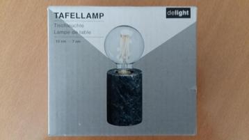nieuwe marmer/natuursteen tafellamp in de kleur antra/grijs. beschikbaar voor biedingen