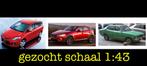 Gezocht modelauto’s 1:43 Datsun 120y, Mazda Premacy & CX3, Ophalen, Auto, Overige merken