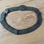 Vintage Metalen Riem, Overige kleuren, Echt leder, Tailleriem, Ophalen of Verzenden