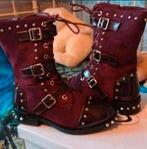 Mulanka Spike laarsjes, Kleding | Dames, Schoenen, Ophalen of Verzenden, Nieuw, Rood