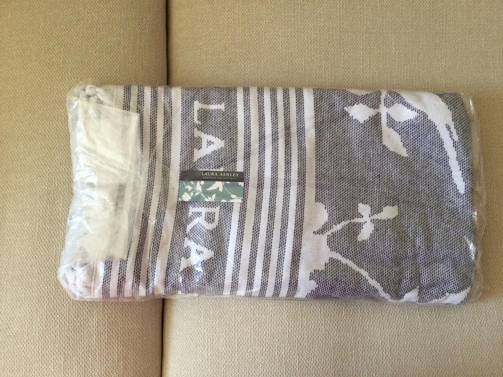 Laura Ashley Strandlaken/Hamamdoek Midnight blauw 90x180 cm, Ophalen of Verzenden, Nieuw