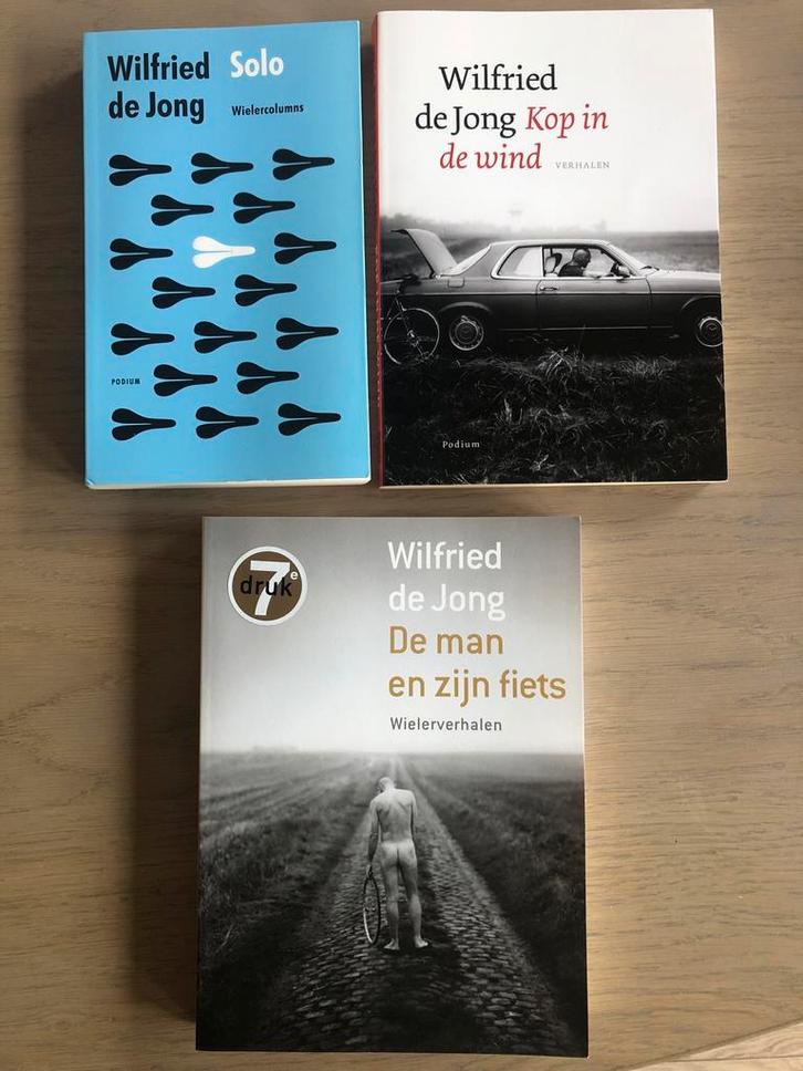 Wilfried de Jong - Wielerverhalen (3 boeken), Boeken, Romans, Zo goed als nieuw, Nederland, Ophalen of Verzenden