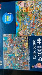 JAN van HAASTEREN 2x1000 stukjes puzzel, Ophalen, 500 t/m 1500 stukjes, Zo goed als nieuw